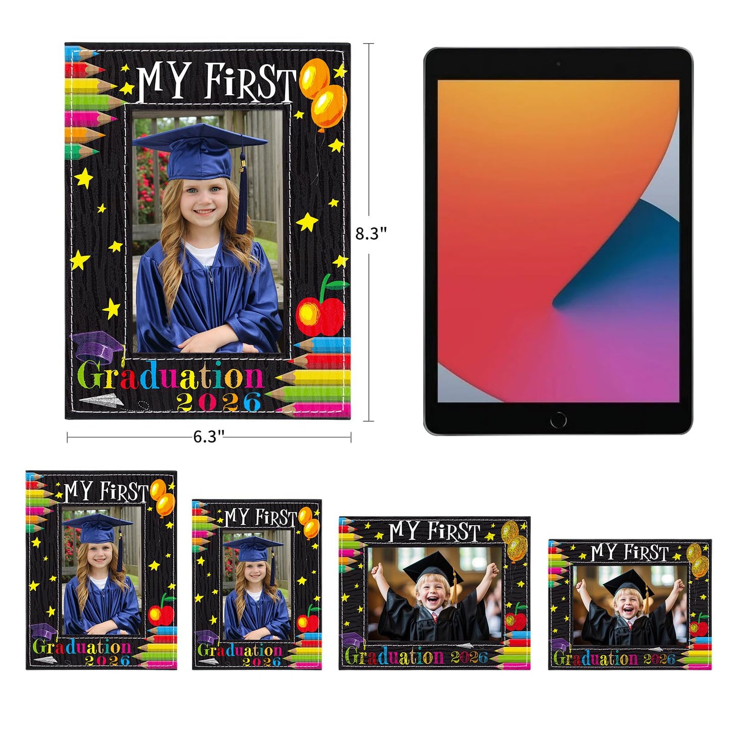 FaCraft Preschool Graduation Gift - 4"x6" Pre K Kindergarten Graduation Gifts 2026 Graduation Picture Frame My First Graduation Frame End of Year Gift for Kids Students Boys Girls Son Daughter
