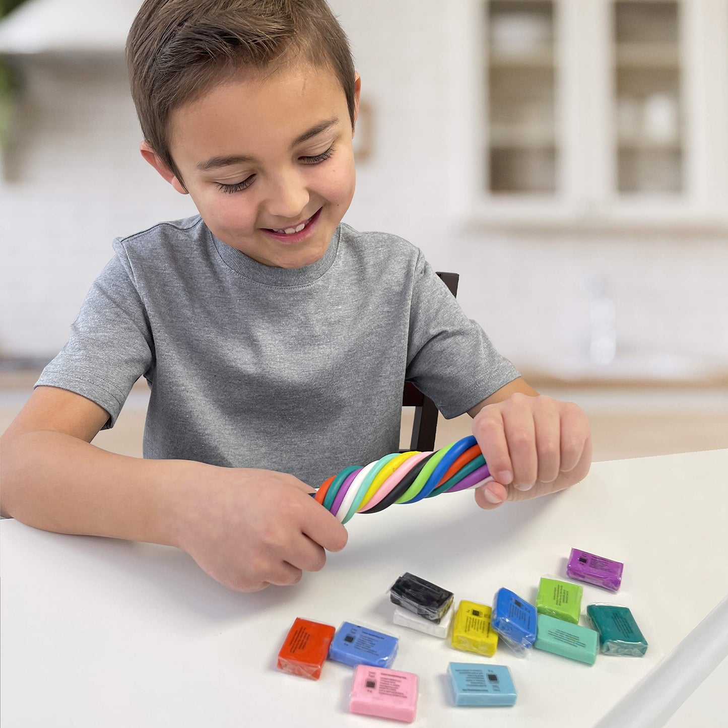 Hapinest Make Your Own Clay Handprint Bowl Kit for Kids, Arts and Crafts for Boys & Girls Ages 6 Years and Up