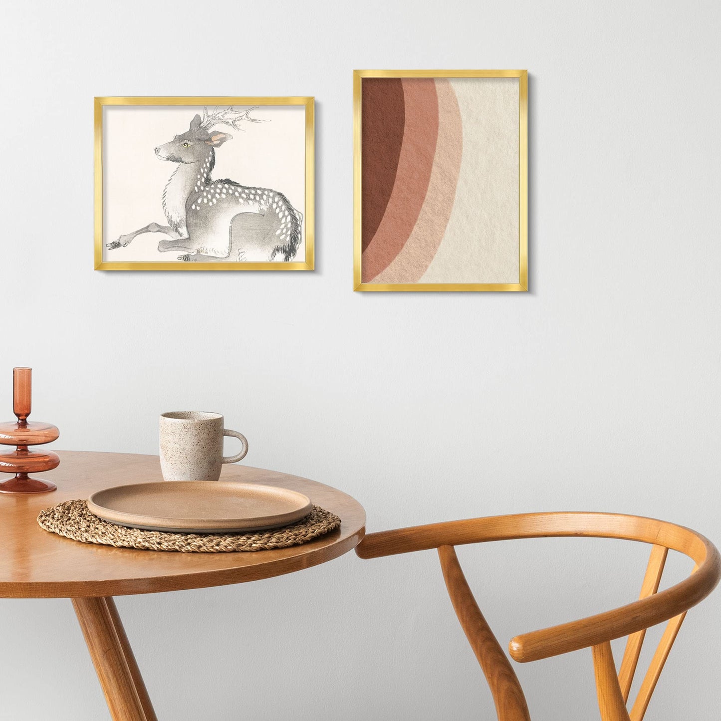 8.5x11 Picture Frame Gold（2 Pack）, 8.5 x 11 Picture Frame for Wall Decoration, Classic Gold Minimalist Style Suitable for Decorating Houses, Offices, Hotels