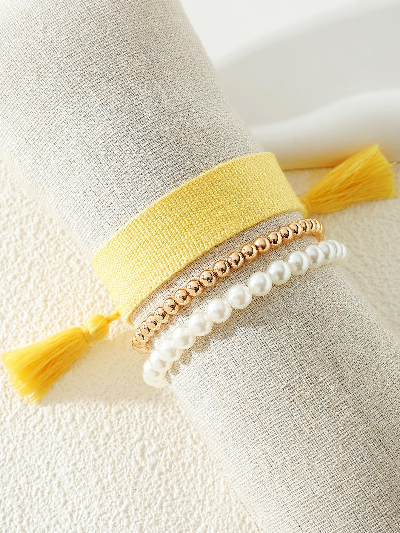 SEMATA 750Pcs Beads for Bracelets Making Kit DIY Pearl Beads for Jewelry Making Kit for Adults Charms for Bracelets String Crystal Beads for Bracelets Making Kit for Girls Jewelry Making Supplies