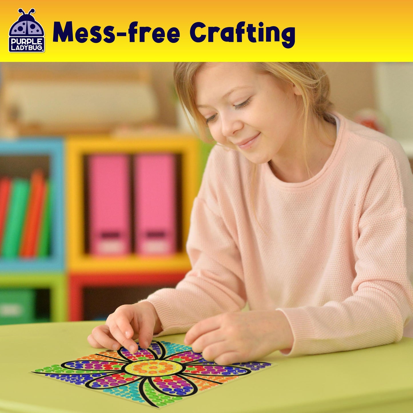 SUNGEMMERS DIY Gem-Sticker Window Diamond Art Suncatcher Kits - Summer Toys for Children, Birthday Gifts for 6 7 8 9 10 11 12 Year Old Girls & Boys, Fun Arts & Crafts for Kids Ages 8-12 6-8