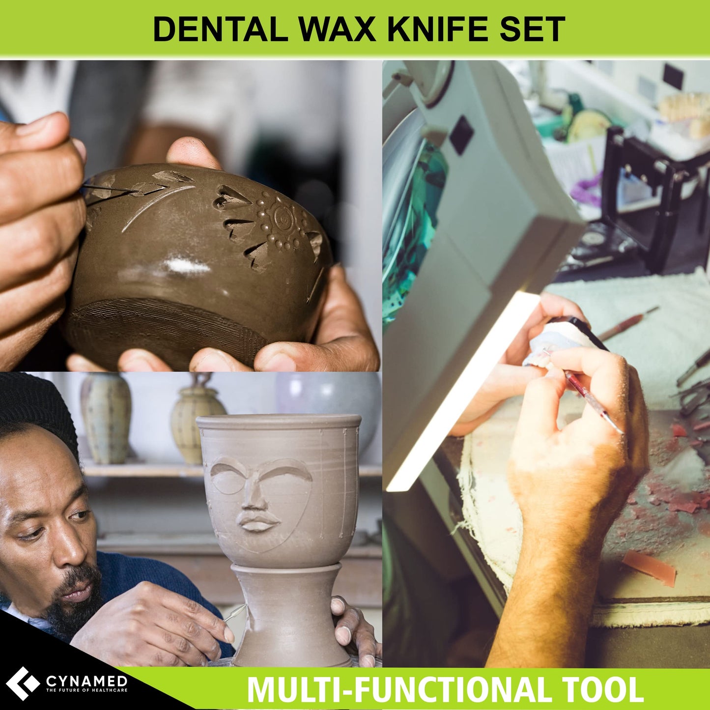 Stainless Steel Spatula Wax & Clay Sculpting Tool Carver Set (12PK)