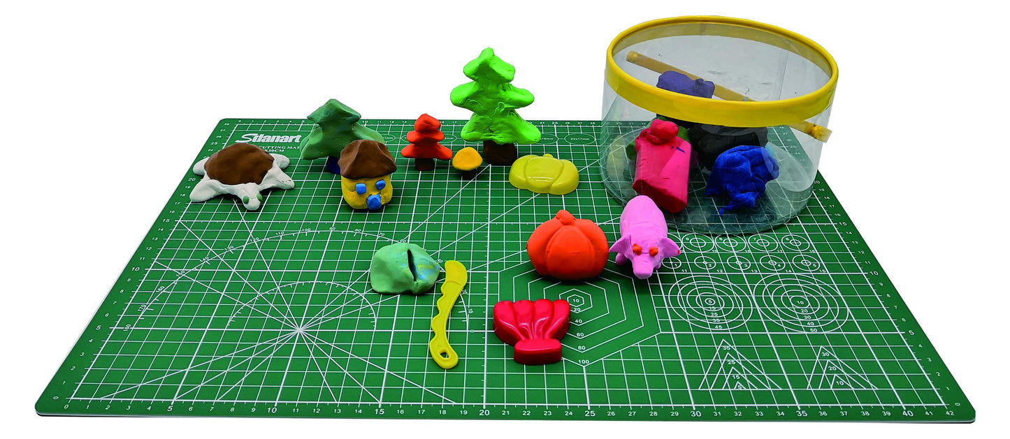 Sdanart Self Healing Cutting Mat: 9"×12" Double Sided 5-Ply Rotary Cutting Board for Sewing, Crafts, Quilting, Fabric, Hobby, Art Project