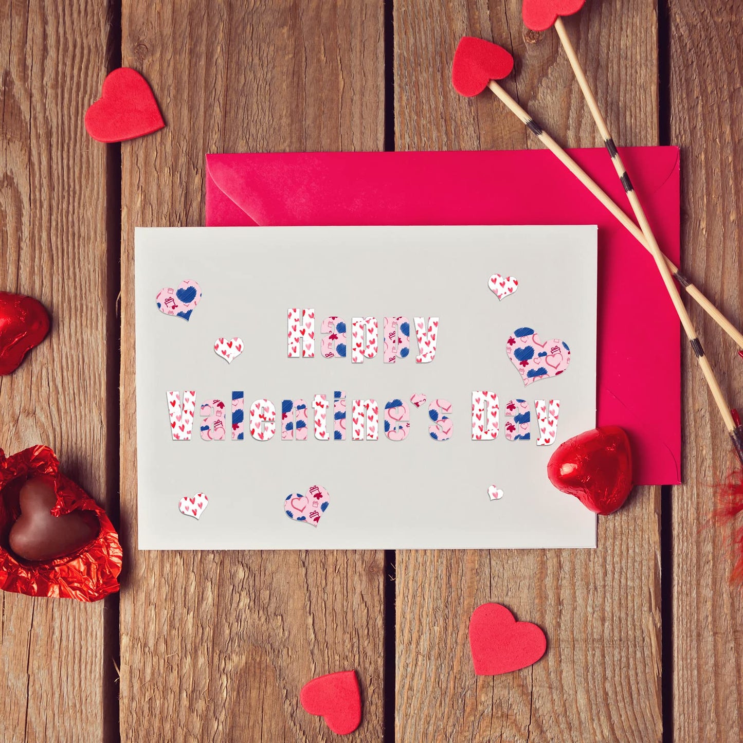 6 Rolls Valentine Day Washi Tapes Valentine Stickers for Sweet Color Cute Stickers for Crafts Love Heart Labels for Wedding(Love Style)