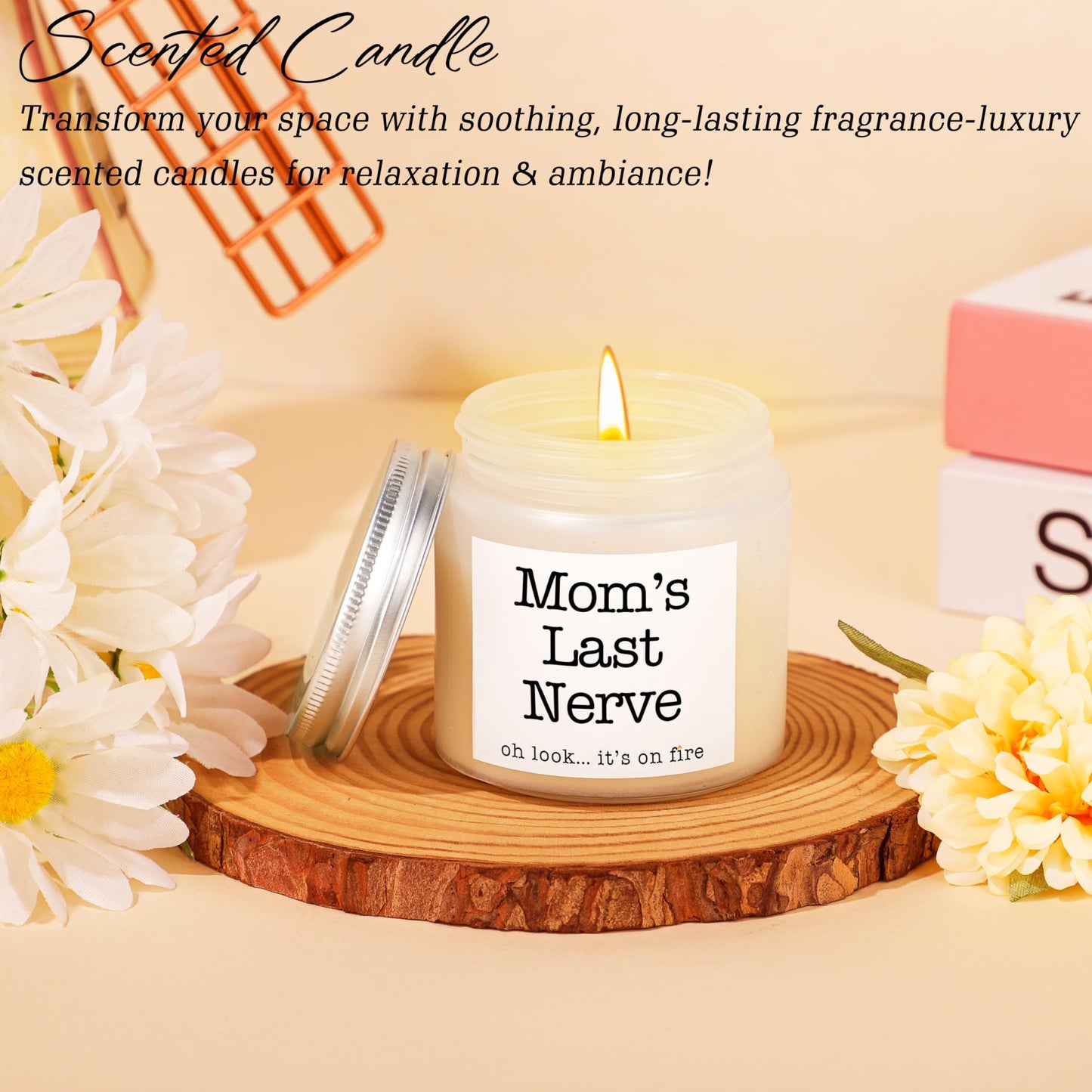 DOGMEM Mom Birthday Gifts Ideas Basket for Moms Mama Mother from Daughter Son Child, Mothers Day Birthday Gift for Moms, New Mom Gifts