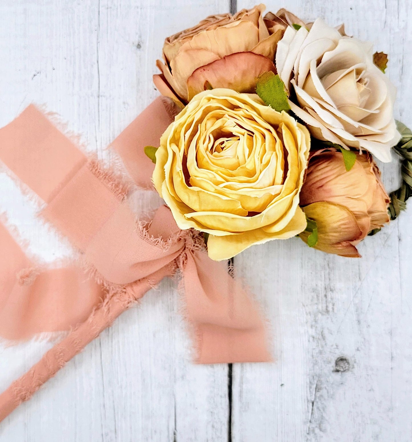 and Things Fringe Chiffon Ribbon 3 Rolls, 1.5 in X 6 yds, 18 yds Total, for Wedding Invitations, Bridal Bouquets, Gift Wrapping, Floral Arrangements, Crafts, (Soft Nude, Deep Nude, Floral)