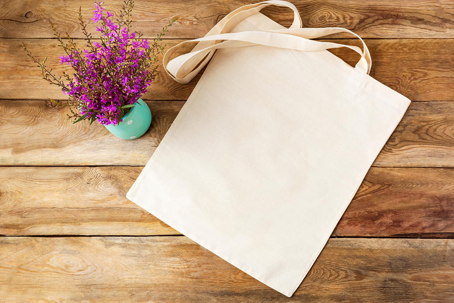 Tote Bags Bulk - 100% Cotton Reusable Shopping Bags - 6 & 12 Pack Grocery Bags Reusable Shopping Bags - Tote Bags for Women 15 x 16