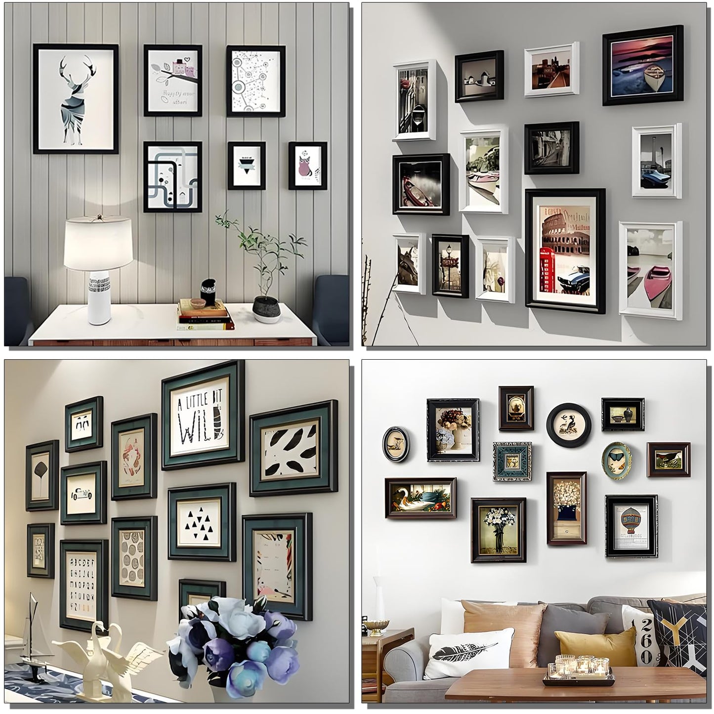 353PCS Picture Hanging Kit,Picture Hangers Heavy Duty Picture Hanging Hooks with Screws,Picture Frame Hooks Heavy Duty Picture Framing Supplies Kit for Picture Hanging(7 Types)