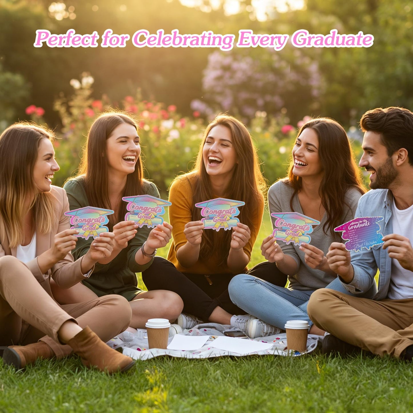 FaCraft Graduation Advice Cards for Graduate-36PCS Class of 2026 College High School Senior School University Grad Graduation Game Activity Grad Party Favor Supplies Decorations-Best Wishes & Advice