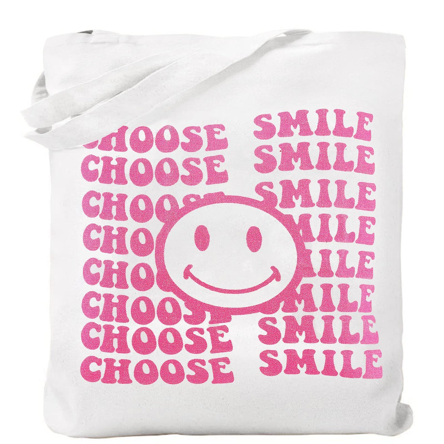 Canvas Tote Bag with Zipper Handles for Women Bridesmaid Birthday Wedding Mother Ladies Shopping Gift Bags