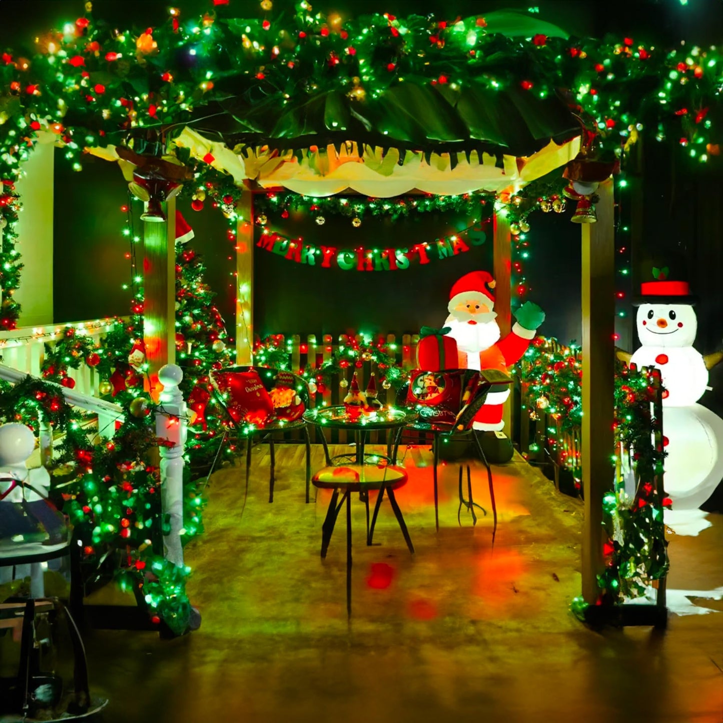 Christmas Mini String Lights, 20FT 100 Count Incandescent Mini Christmas Tree Lights, Waterproof Xmas String Lights for Outdoor Indoor Home Party Yard Decorations, Red and Green