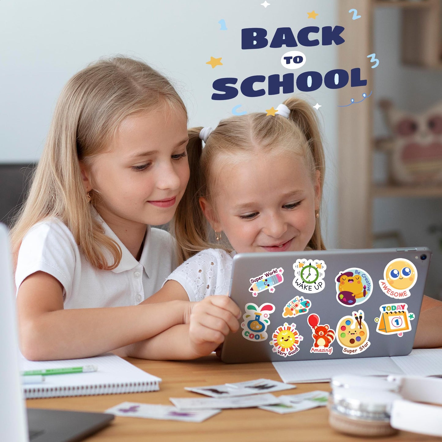 OHOME Back to School Supplies | 480 PCS Vinyl Teacher Reward Motivational Stickers for Kids - Teacher Must Haves Supplies Stuff Essentials Games Toys Gifts for First Day of School Classroom Students