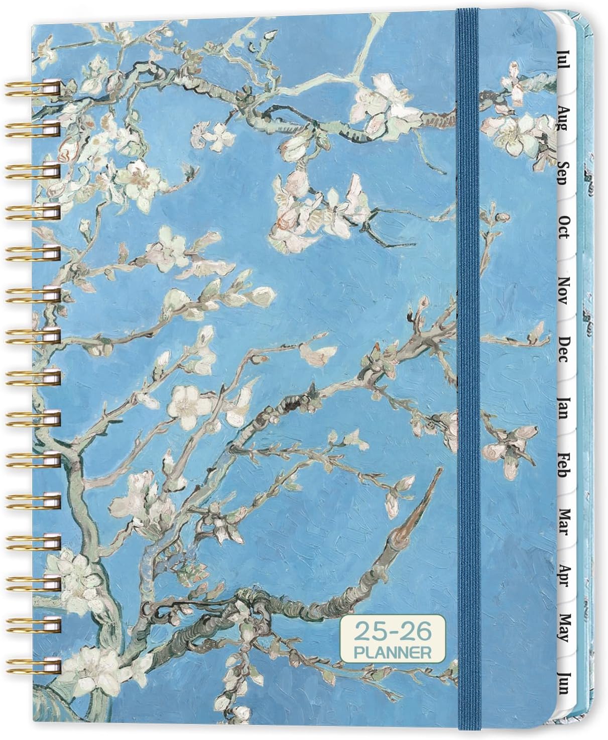 2025-2026 Planner – Planner 2025-2026, July 2025 - June 2026, Weekly & Monthly Planners, 8.5" x 6.4", Hardcover, Twin-Wire Binding, Monthly Tabs, Inner Pocket, Daily Organizer