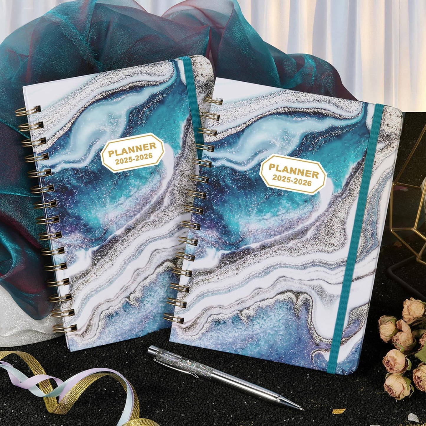 Planner 2025-2026 - 2025-2026 Weekly and Monthly Calendar from July 2025 to June 2026, Academic Planner 2025-2026 with Inner Pocket, Colorful Tabs, 6.4'' x 8.5''