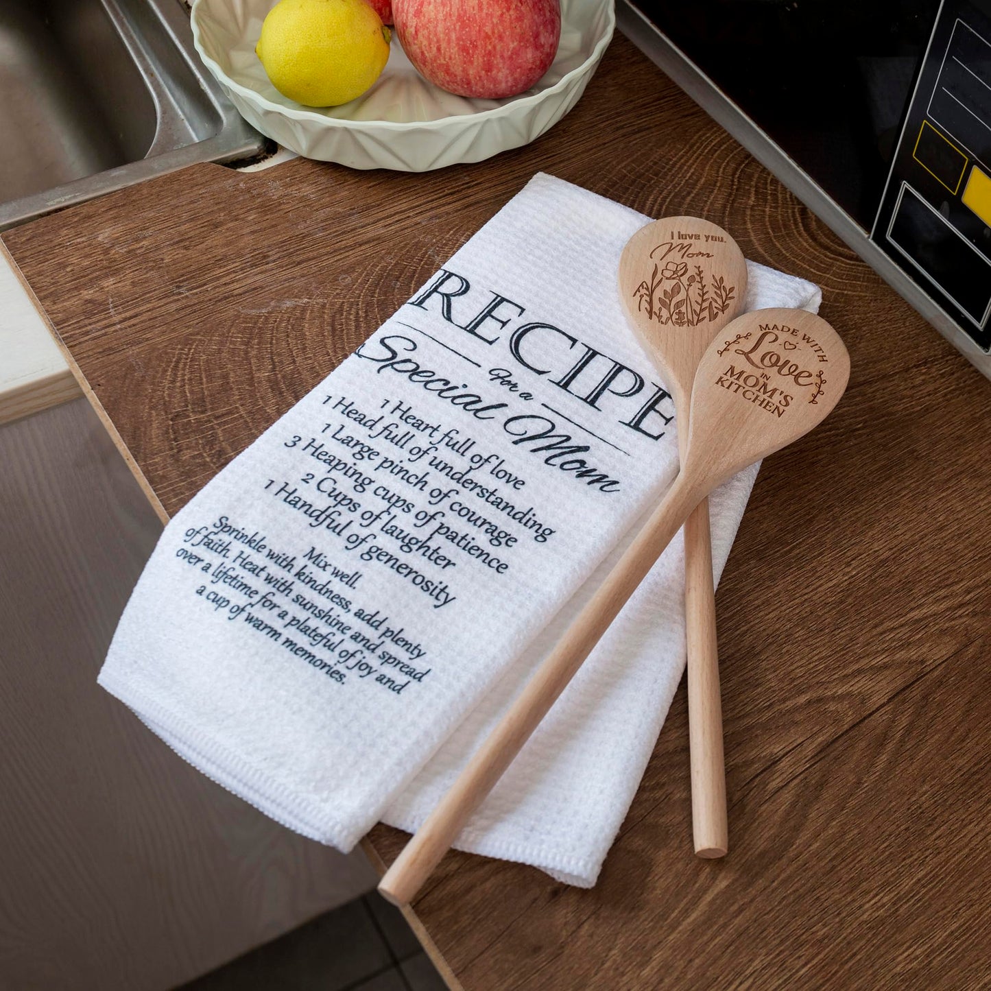 ELEMENU Mothers Day Gifts for Mom from Son Daughter Kids, Cooking Mother Gift Basket, Kitchen Gifts for Mom Wife - Christmas Birthday