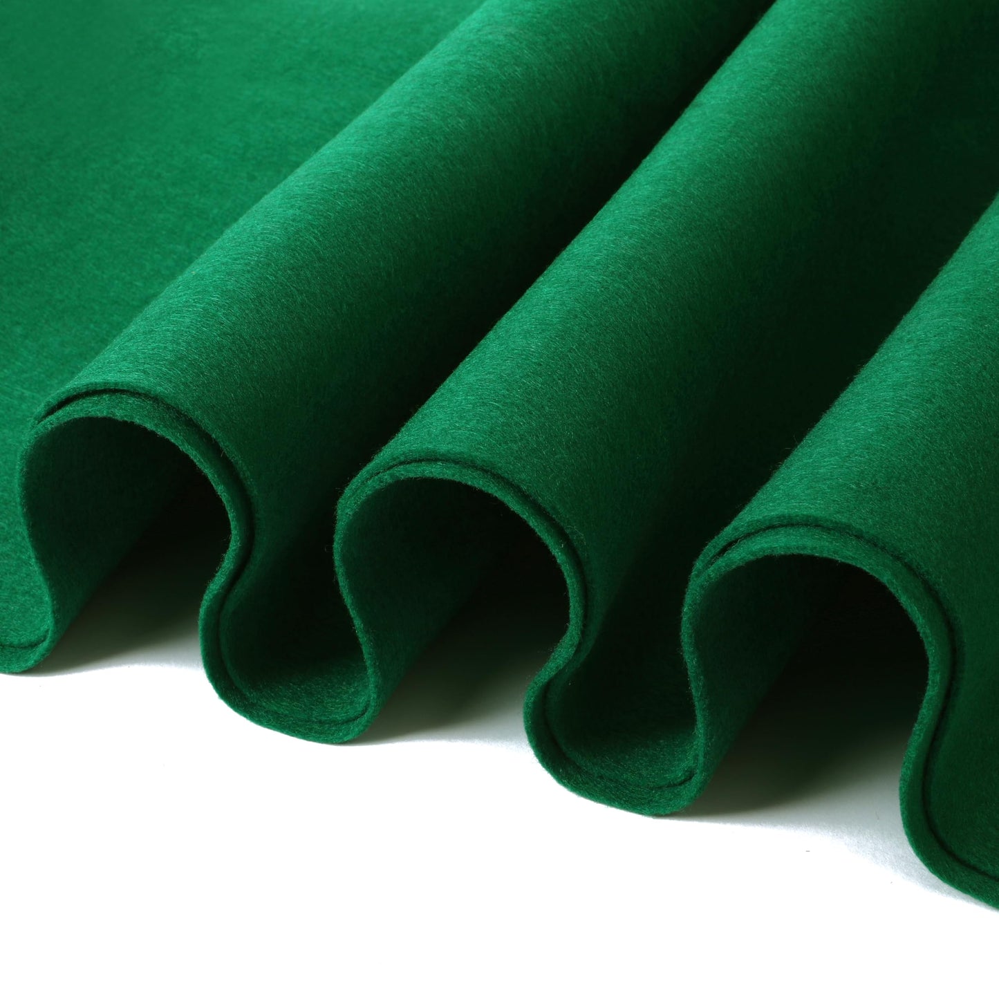 HaoFeijh Green Felt Fabric 36 * 36 Inch Wide 1.6mm,Fabric Sheets Soft Woven Acrylic Craft Fabric for DIY Craft Work Sewing Patchwork,Craft Felt