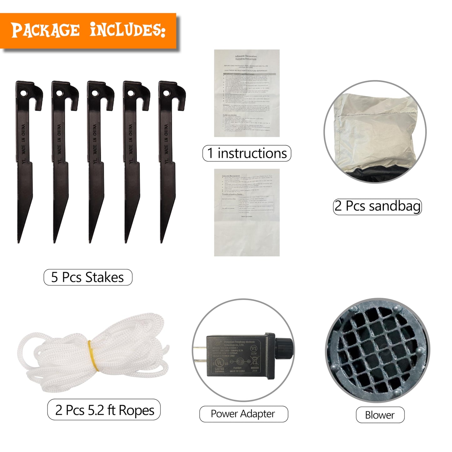 Joliyoou 6FT Halloween Inflatable Decoration, Lighted Blow Up Skeleton with A Guitar, Plug-In Holiday Indoor Outdoor Standing Decor for Spooky Party Day of the Dead (Skeleton Leaning Against A Guitar)