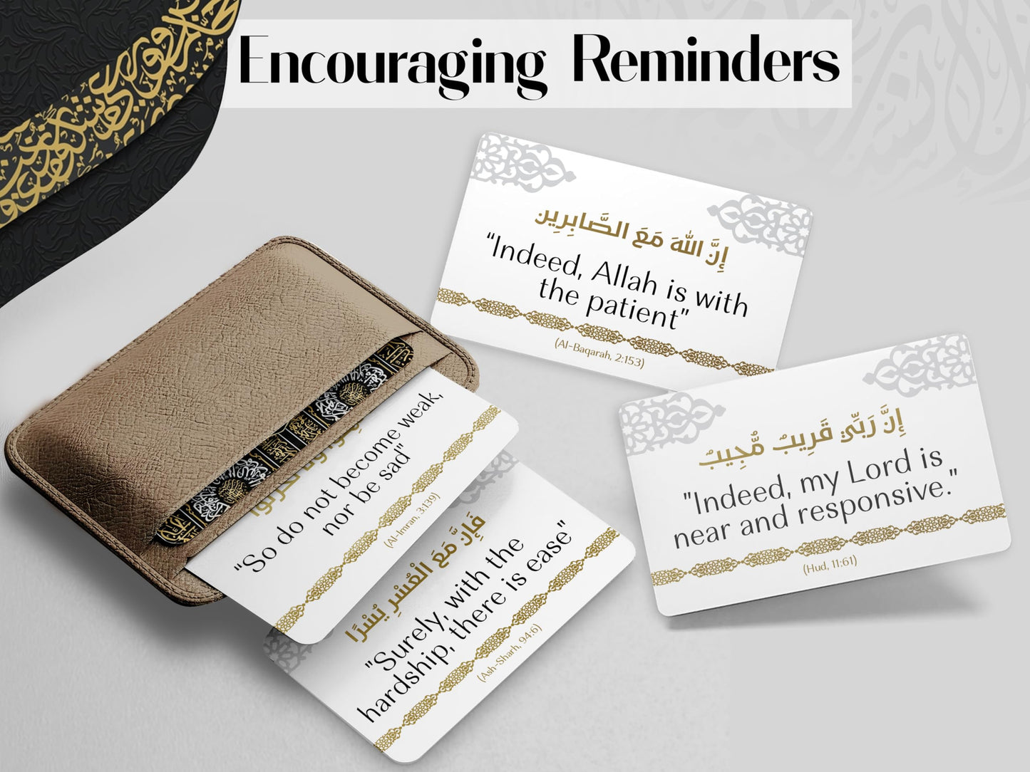 Ramadan gifts islamic quranic verses cards (30 Daily Reminders) - islamics gift for women - muslim gifts for men - ramadan decorations for home 2026 - ramadan dua cards - eid gift islamics decor