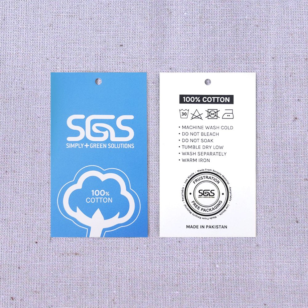 Simply Green Solutions Reusable Cotton Cloth Grocery Craft Bag, 15 x 16 Reusable Tote with Handle, Pack of 5, Lavender