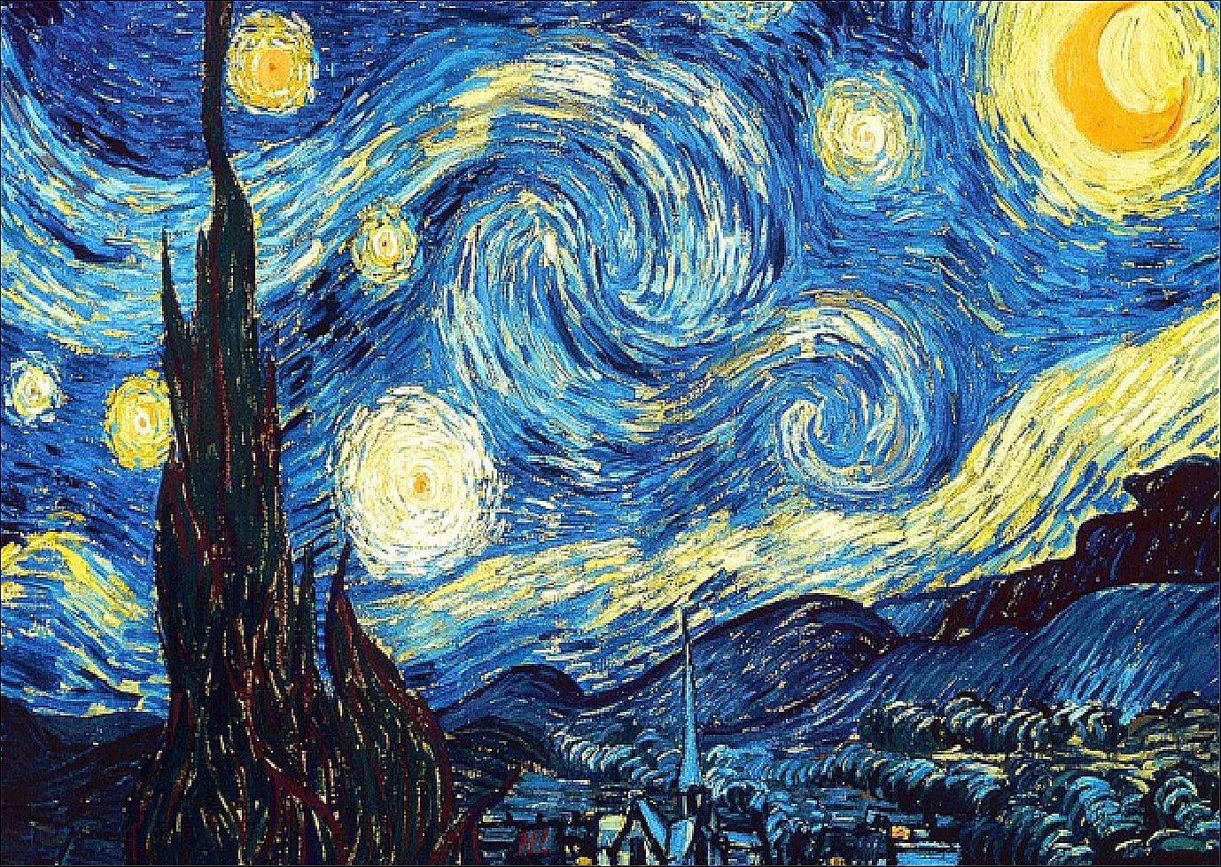 NIHO-JIUMA Van Gogh Starry Night Diamond Painting Kits,5D Diamond Art Van Gogh Full Drill Craft Painting Gift for Adult、Home Decor(30x40cm/12x16 Inches)