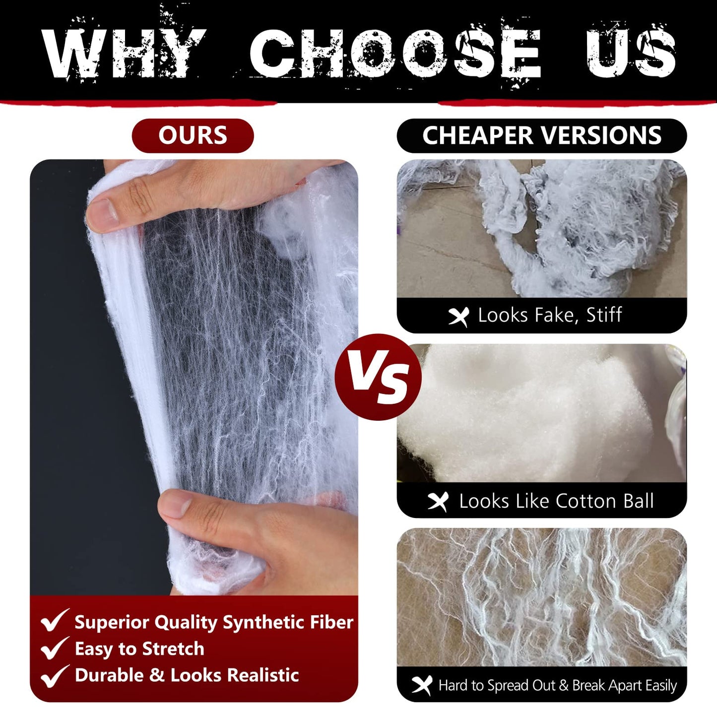 ZPISF 1400 sqft Halloween Spider Webs Decorations with 150 Extra Fake Spiders, Super Stretchy Cobwebs for Halloween Decor Indoor and Outdoor