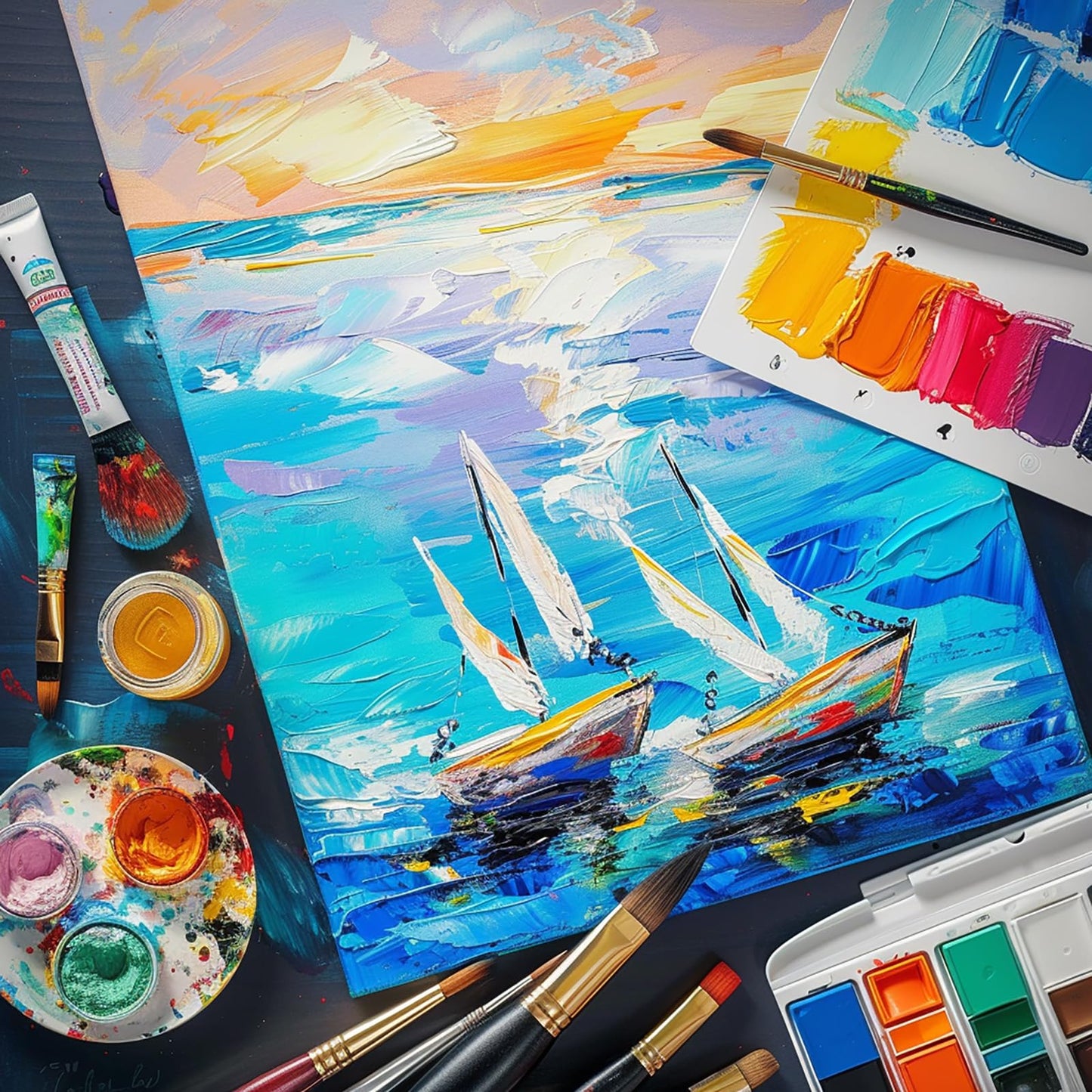 Canvases for Painting 8x10 Inch, Canvas Bulk Pack of 12, 8 oz Primed Canvas Panel, Blank Canvas for Painting, Canvas Boards for Painting Acrylic and Oil, Art Supplies for Adults and Teens.