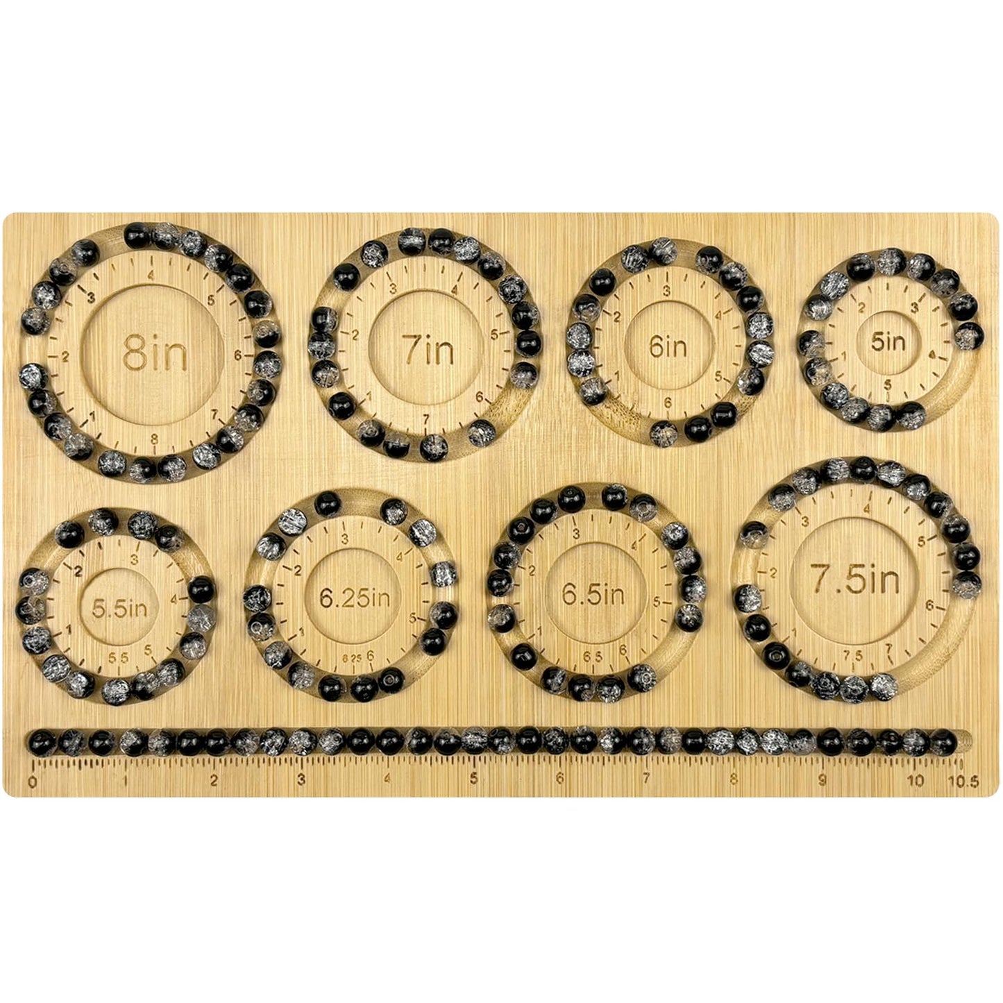 Bead Boards for Jewelry Making, Bamboo Beading Board for Jewelry Bracelet Making, Bracelet Bead Board, Bracelet Bead Board for Bracelet, Jewelry Making Supplies,DIY Bead Tray Bracelet Tray