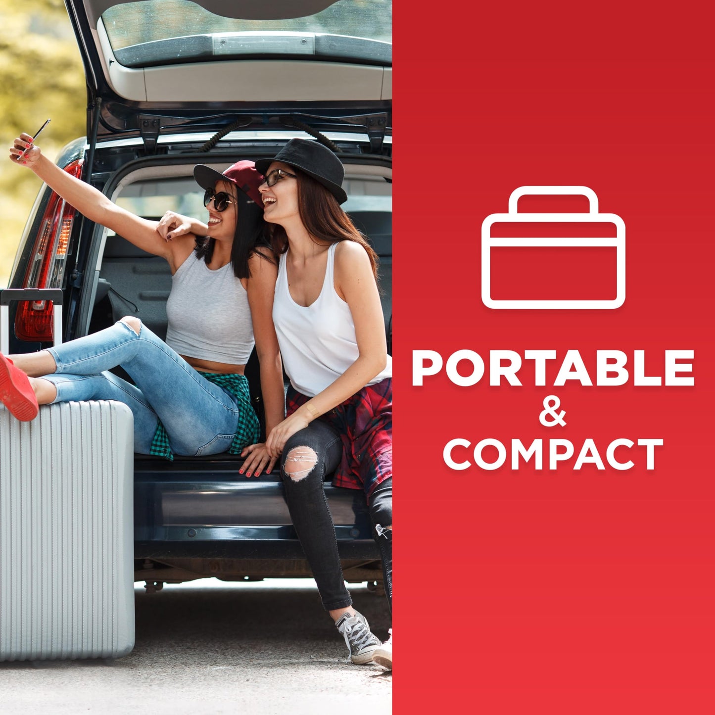 All-Purpose Portable Compact First Aid Kit for Minor Cuts, Scrapes, Sprains & Burns, Home, Car, Travel, Camping & Outdoor Emergency Kit, 160 Pieces