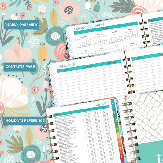 2025-2026 Planner - 2025-2026 Academic Planner form July 2025 to June 2026, Calendar Planners with Inner Pocket, Premium Paper, 6.4‘’ x 8.3'''