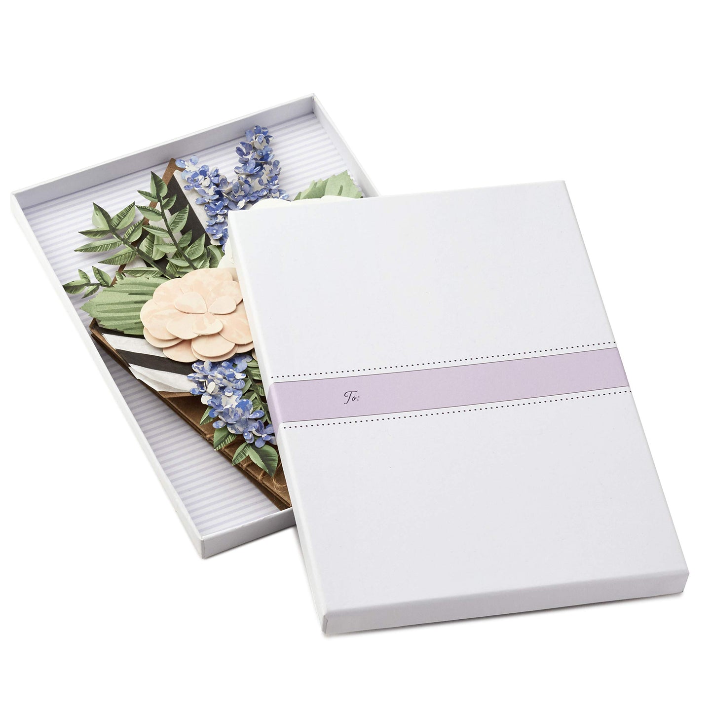 Hallmark Signature Paper Craft Flowers Displayable Bouquet Mothers Day Card for Mom (1499MBC1027)