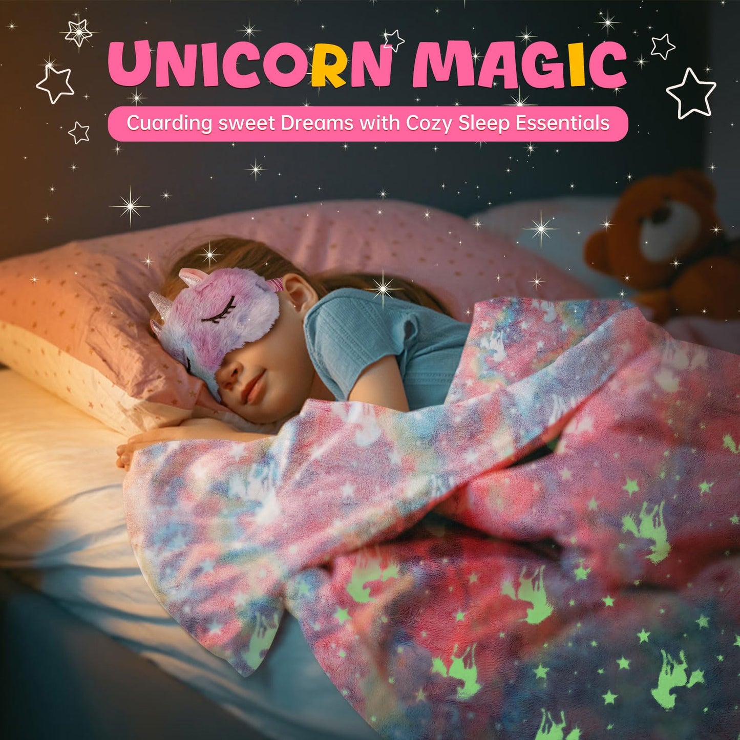Jenria Unicorn Gift for Girls, Birthday Gifts for Girls Age 3 4 5 6 7 8 9 10 Years Old Girl, Easter Baskets for Kids, Birthday Gift Ideas, Unicorn Toys, Daughter, Niece, Granddaughter