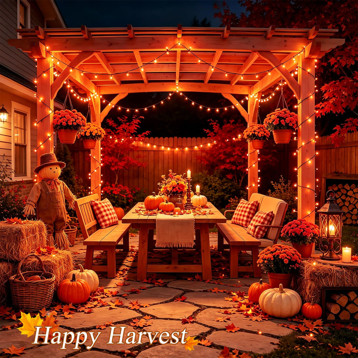 JMEXSUSS 250 LED Orange String Lights, 91.5ft Halloween Lights Plug in