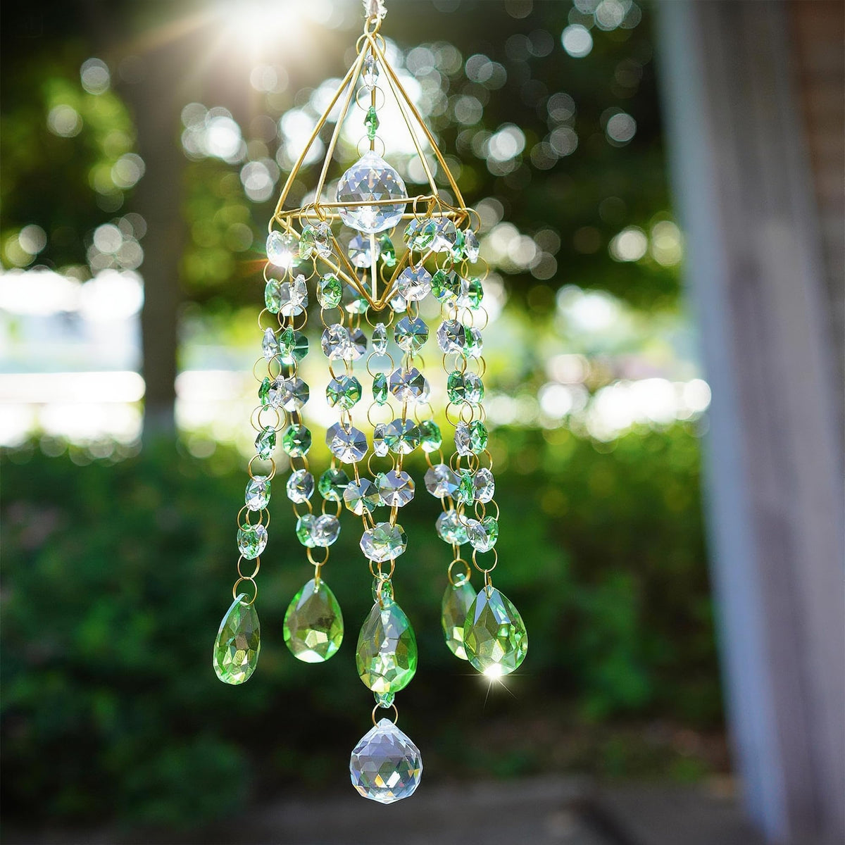 Crystal Suncatcher Glass Wind Chimes Style Sun Catchers Indoor Window