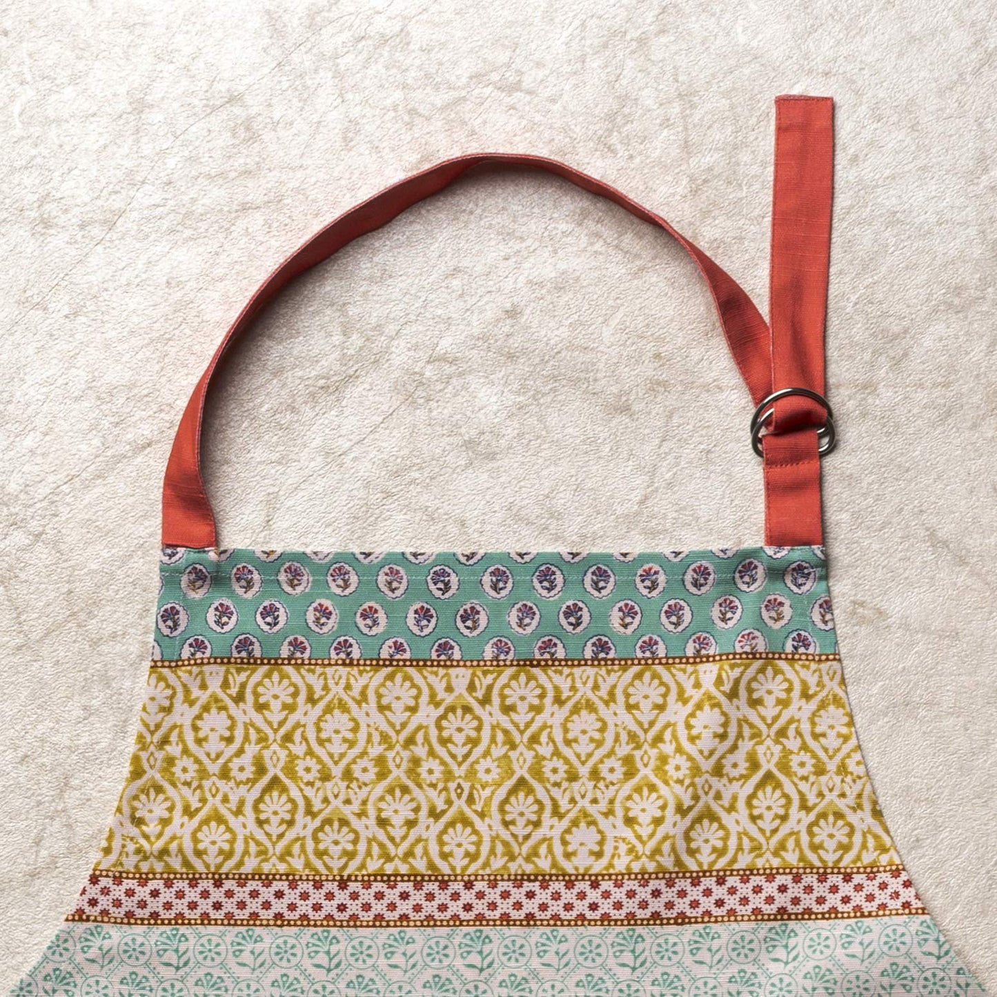 Apron for women with Pocket 100% Cotton 27.50"x31.50" 1 Piece Adjustable Neck Strap & long ties Apron Men, Chef, Wedding, Cooking, Gardening, Server Spring/Summer (Provence)