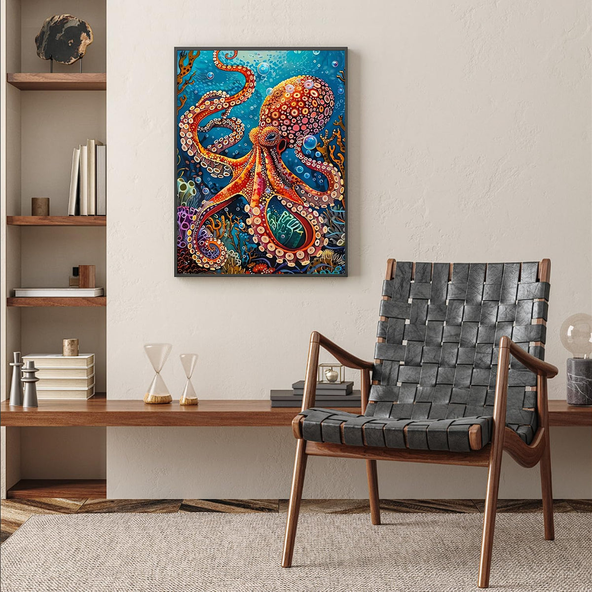 Octopus Diamond Art Kits for Adults, Animals 5D Diamond Painting Kits