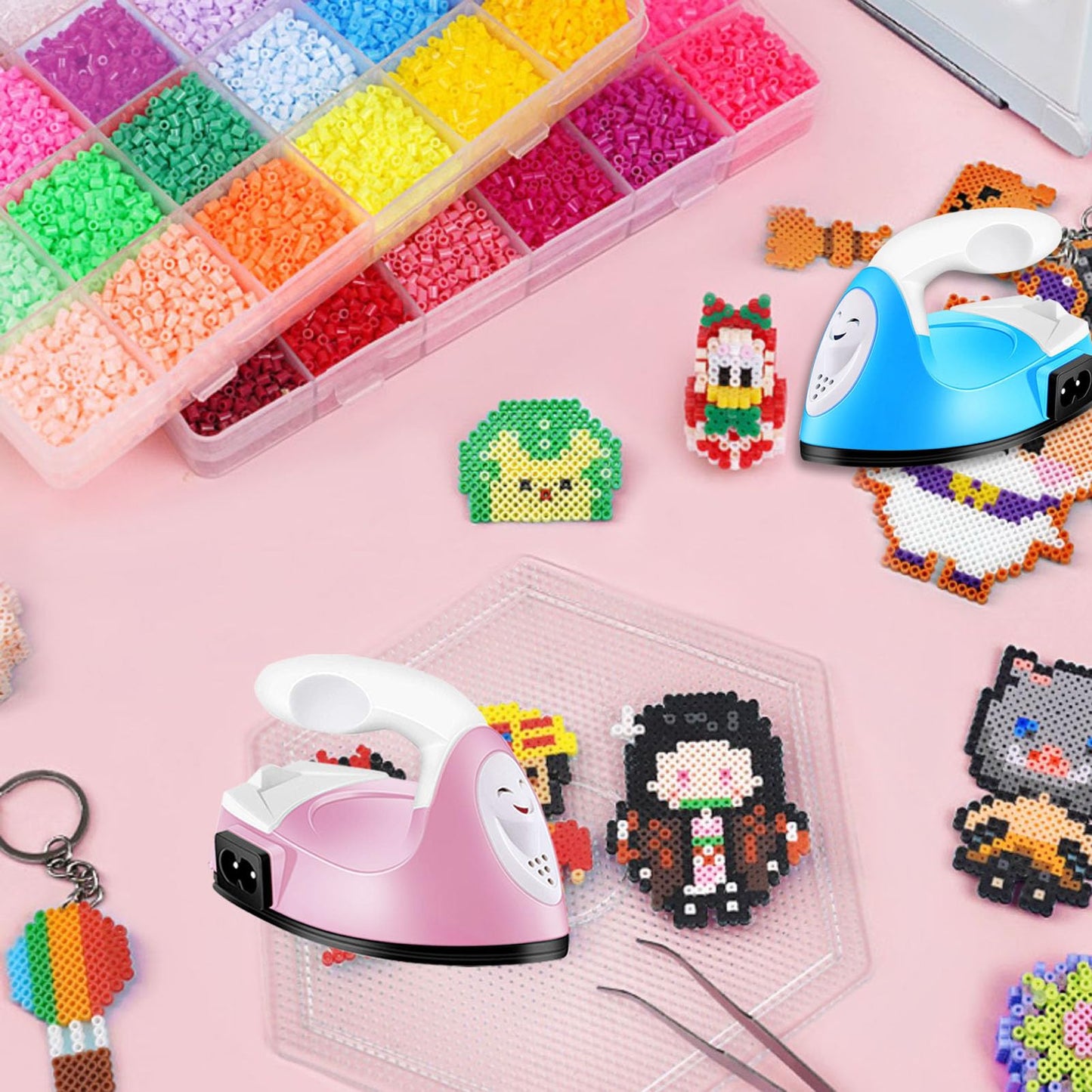 Mini Craft Iron Mini Iron Press,Mini Heat Press Machine for T Shirts Shoes and Hats Small Heat Transfer Vinyl Projects,Portable Travel Irons Mini Heat Press Crafting Craft Clothes