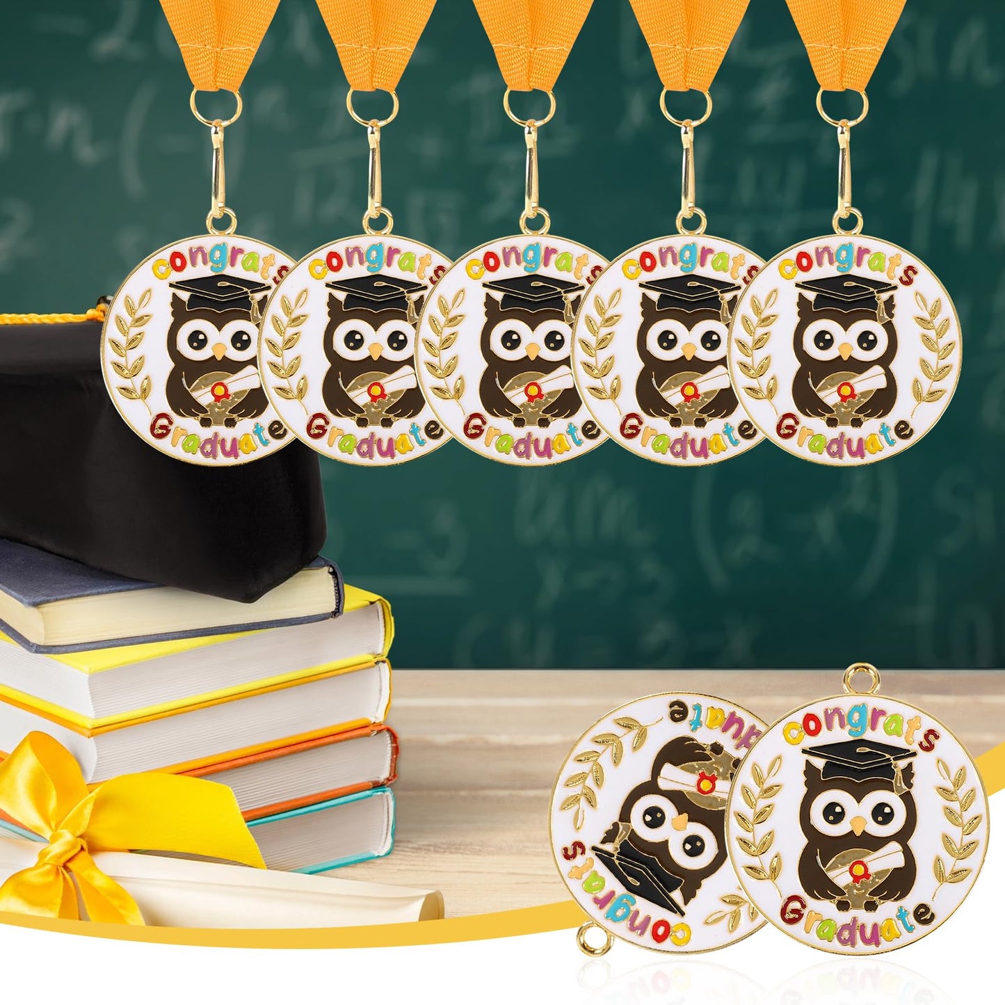 Kindergarten Graduation Medal for Kids Preschool Pre-k Graduation Award Medals with Neck Ribbon for School Student Graduation Party Gifts Favors(Metal, 2 Inch)