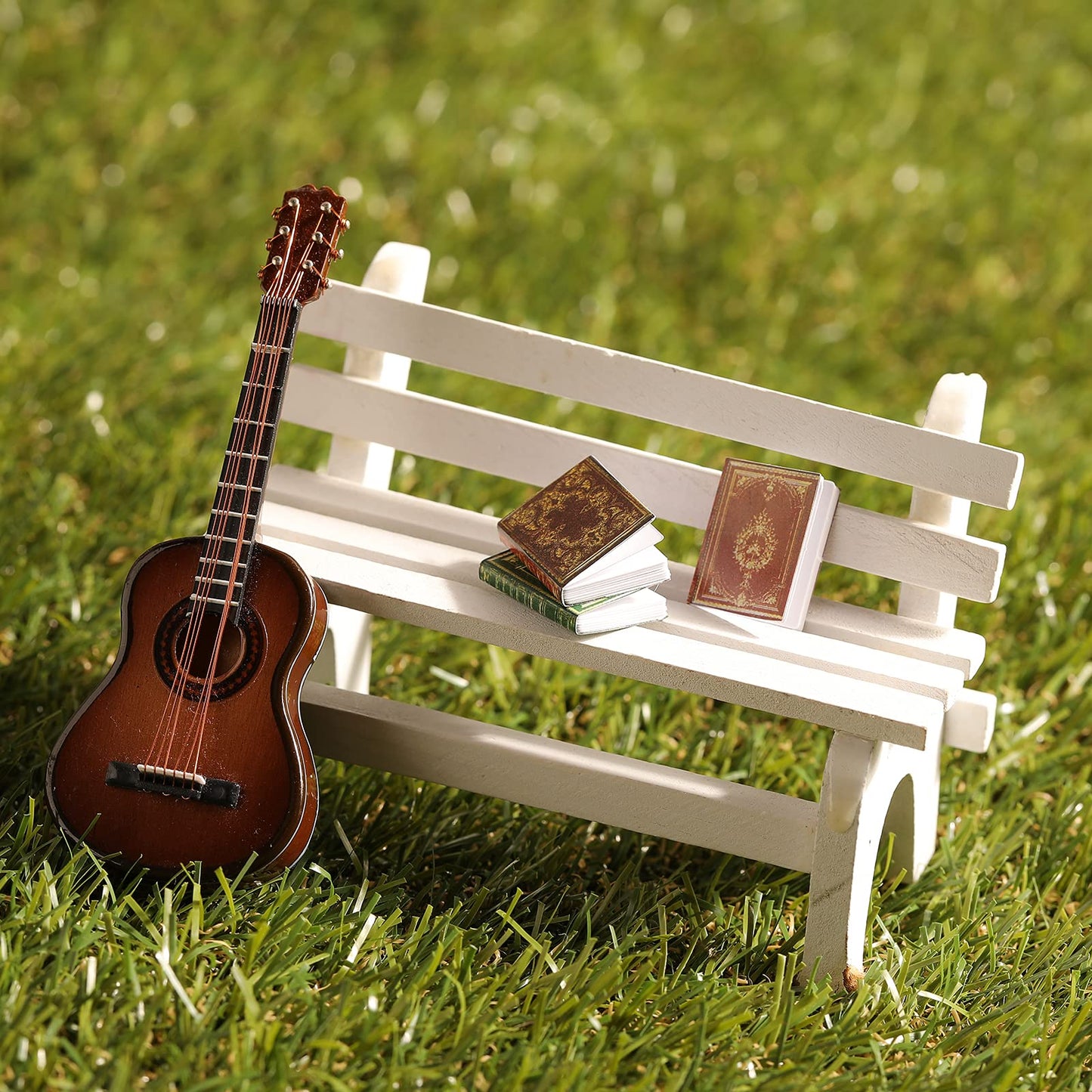 Molain Miniatures Dollhouse Books, 1:12 Scale Mini Books, Model Decoration for Dollhouse Accessories Boys and Girls Play Entertainment Supplies (12 Pcs)