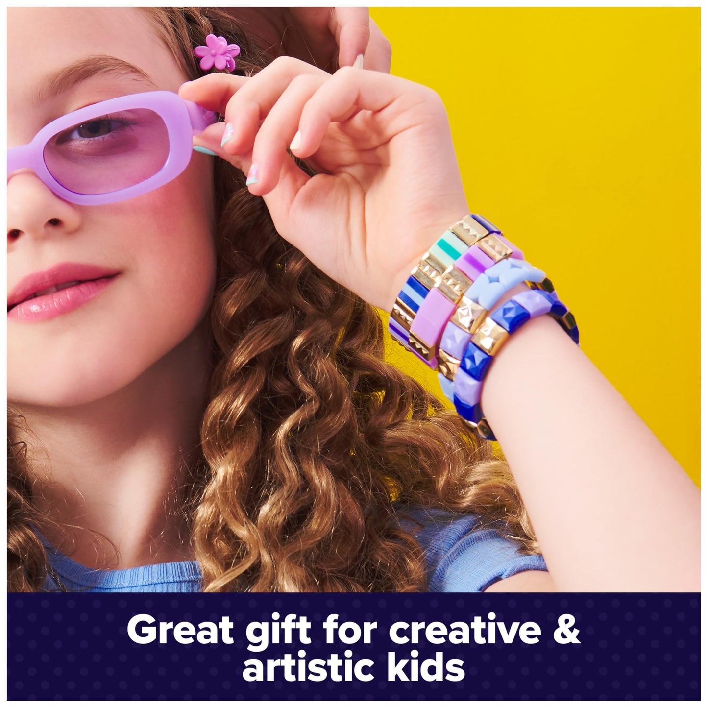Cool Maker, PopStyle Bracelet Making Kit with 170 Beads, Make & Remake 10 (Packaging May Vary), Arts and Crafts Jewelry Kit, Kids Toys for Ages 7 and up