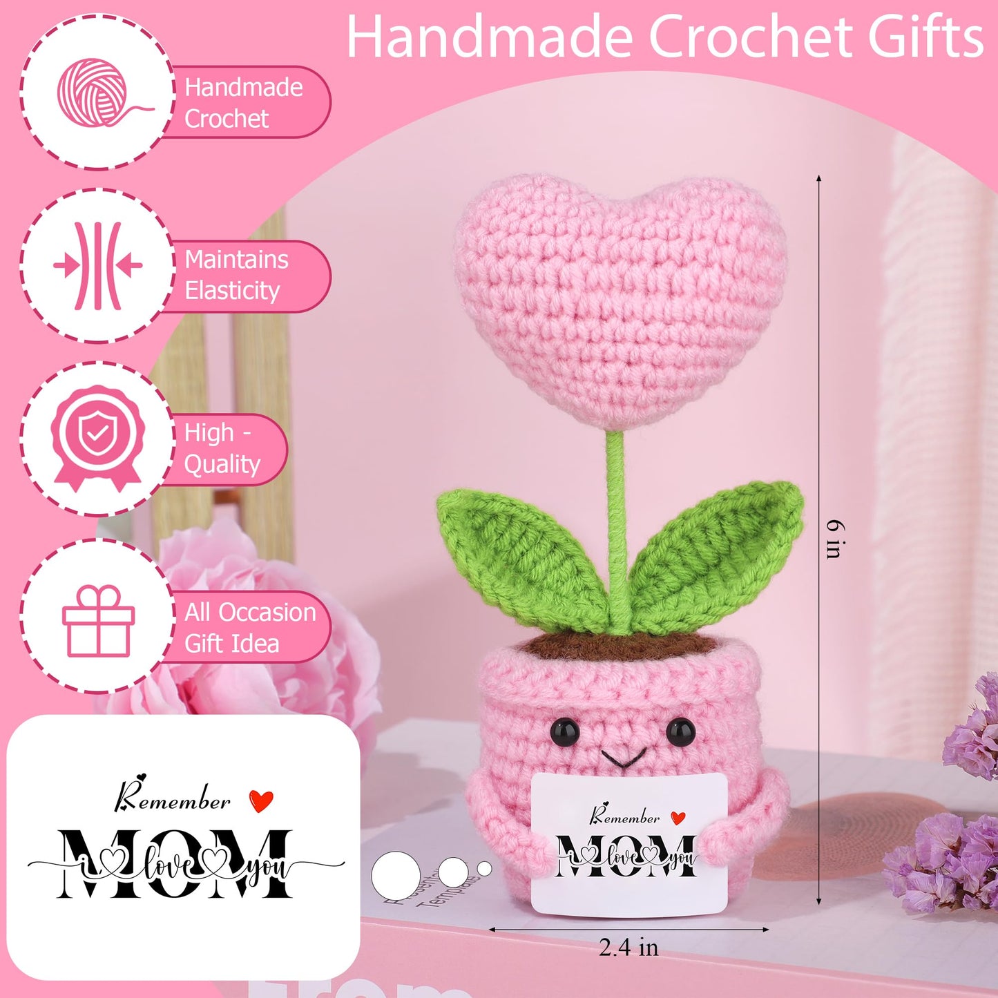 JSENGIFT Mom Gifts, Mothers Day Birthday Unique Gifts for Mom from Daughter Son, Christmas Valentines Day Ideas Present for Mother Set of 7