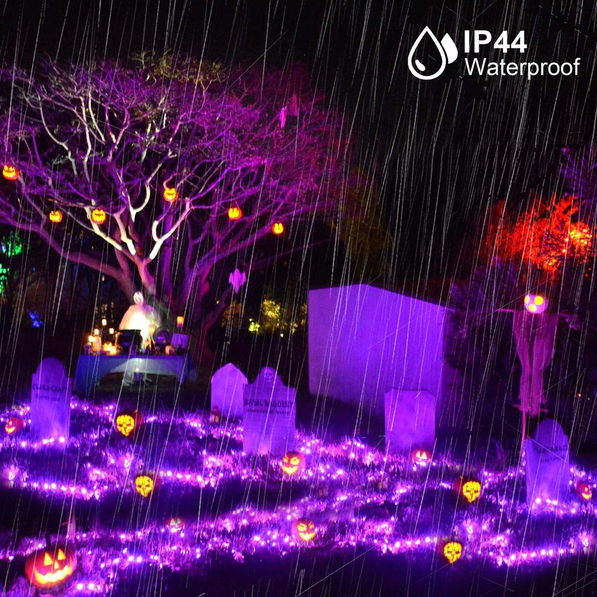 500 LED Halloween Lights Outdoor, 164 FT Fairy Lights with 8 Modes