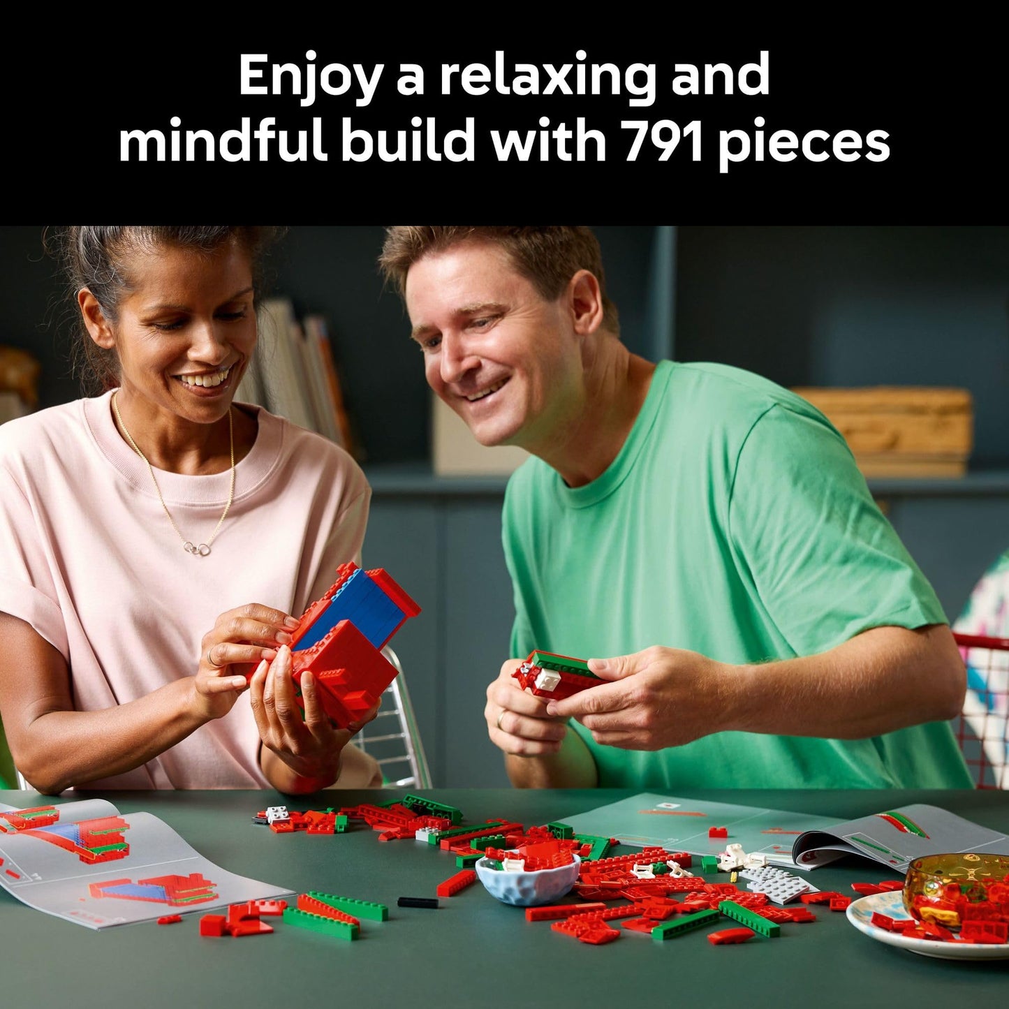 LEGO Art Love Collectible Building Set - DIY Kit for Adults, Ages 18+ - Gift for Birthdays - Home Decor to Display on Table - 31214