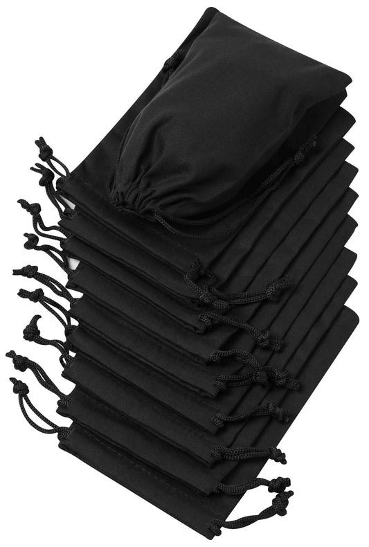 DR Drawstring Bags 12-Pack For Storage Pantry Gifts (4 x 6 inch - 12 pack)