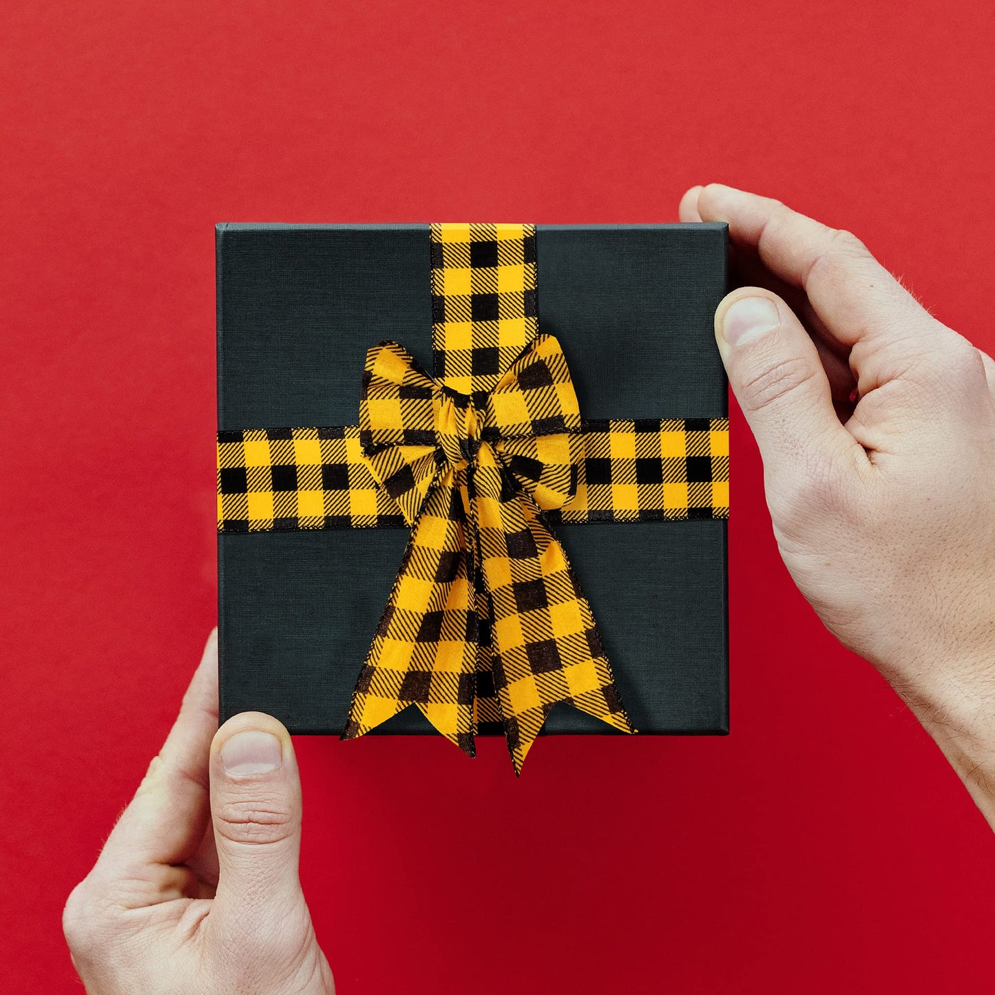 3 Pack 18 Yard Bumble Bee Ribbon Wired Polka Dot Wired Edge Ribbon Bee Vertical Stripe Craft Ribbon Decorative Ribbon for Wrapping, Party Decoration, Hair Bows, Crafting and Sewing