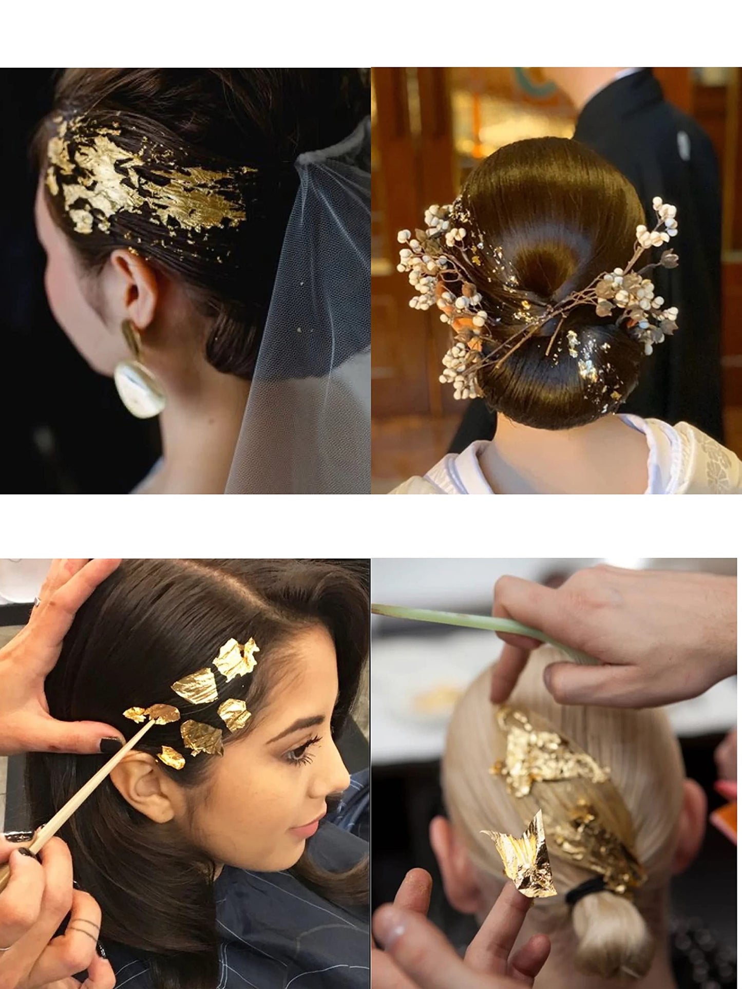 DECONICER 300 pcs Imitation Gold Leaf Sheets.Gold Foil Sheets are Suitable for Art,Gilding,Decoration,Crafts,Pictures,Frames,Sculpture,Furniture.3.15×3.35 inches.