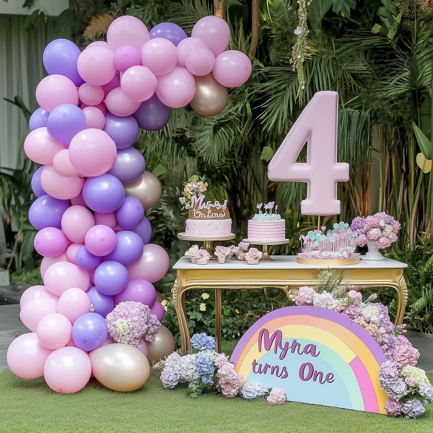 RUBFAC 129pcs Pastel Pink Balloons Different Sizes 18 12 10 5 Inches for Garland Arch, Light Pink Balloons for Birthday Valentine's Day Baby Shower Gender Reveal Wedding Party Decoration