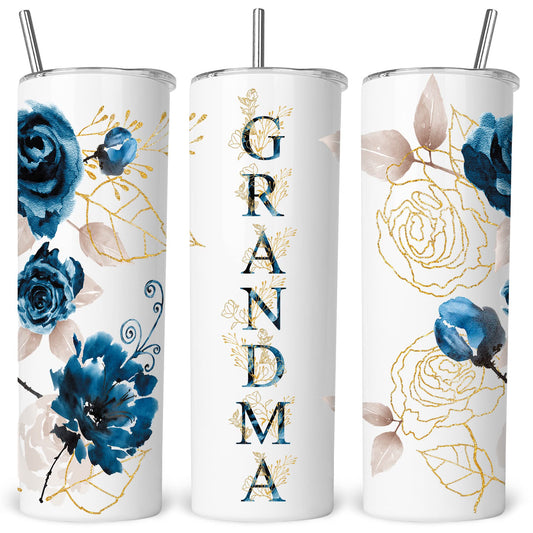 ZOKCC Christmas Gifts for Grandma- Best Grandma Tumbler- Cute Grandma's Mother's Day Birthday Gifts- Gift for Grammy, Grandmothers, Grandmom from Grandchild Grandson Granddaughter