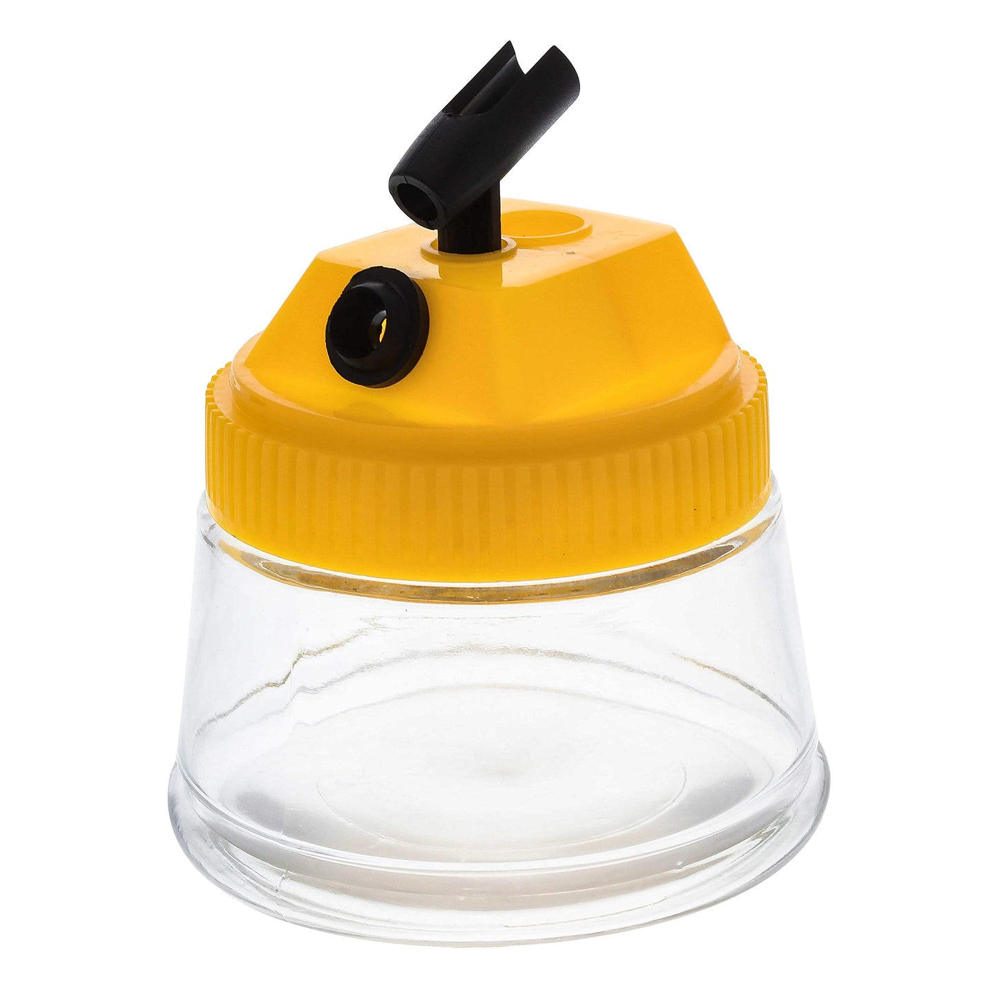 Master Airbrush 3-in-1 Cleaning Pot with Holder; Cleans and Holds Airbrush, Color Palette Lid