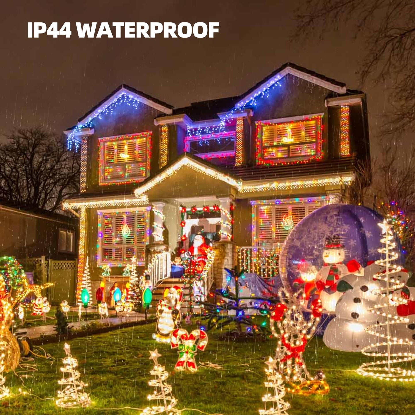 Warm White Christmas Lights Outdoor, 20FT 100 Count Incandescent Christmas Light Indoor, Waterproof Christmas Tree String Lights for Xmas Decorations