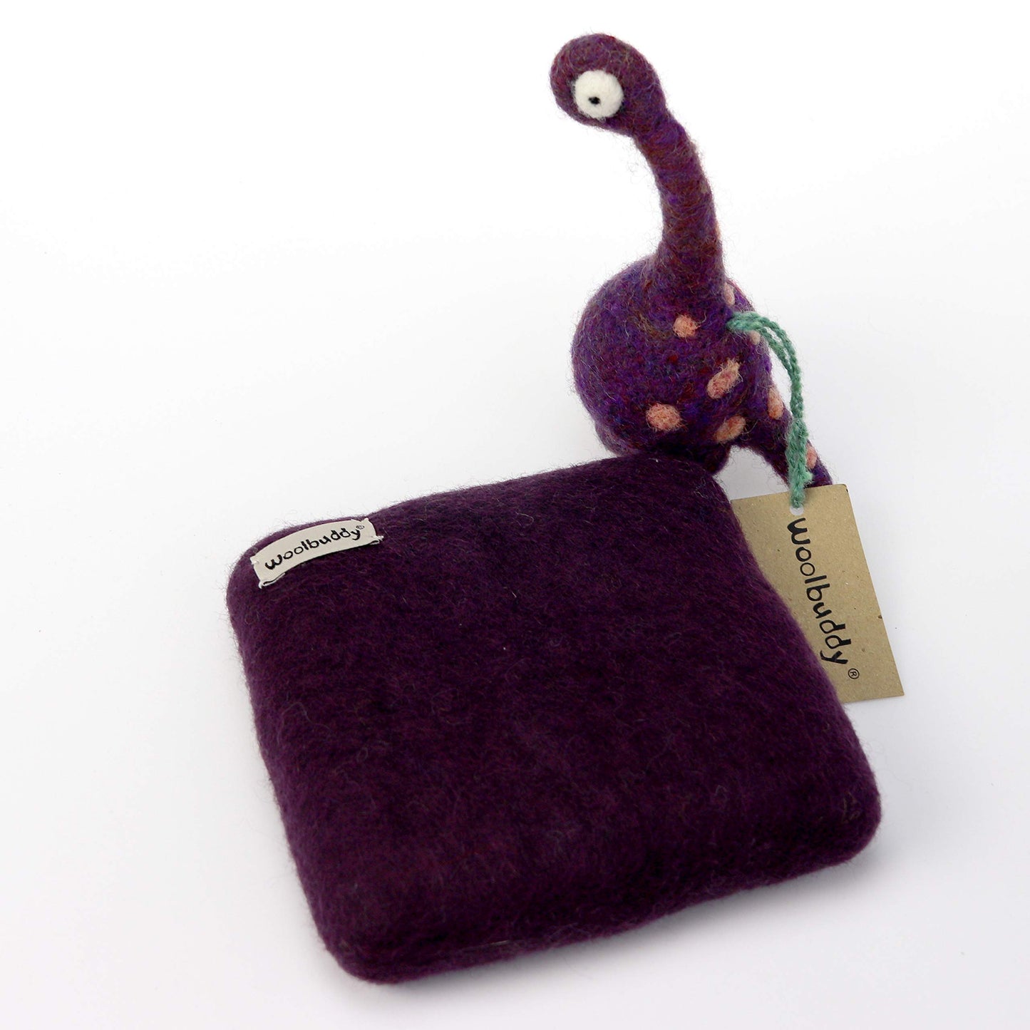 Needle Felting Pad – Purple Wool Mat 10x10x1.5" – Foam Alternative Base for 3D, Wet, & Dry Felting Crafts